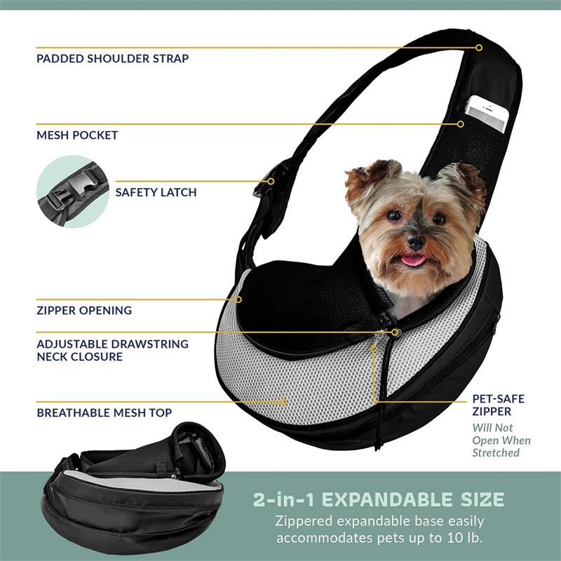 Gray Snug Pet Carrier