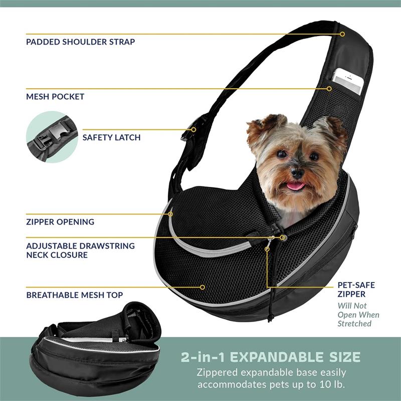 Black Snug Pet Carrier