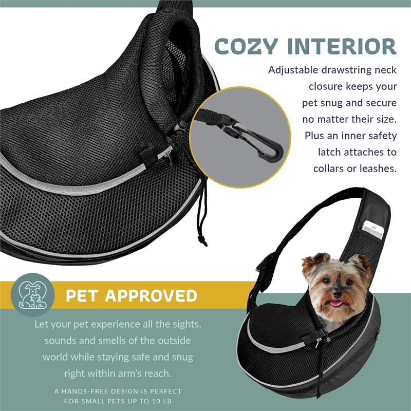 Black Snug Pet Carrier