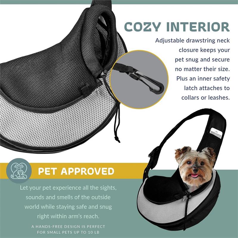 Gray Snug Pet Carrier