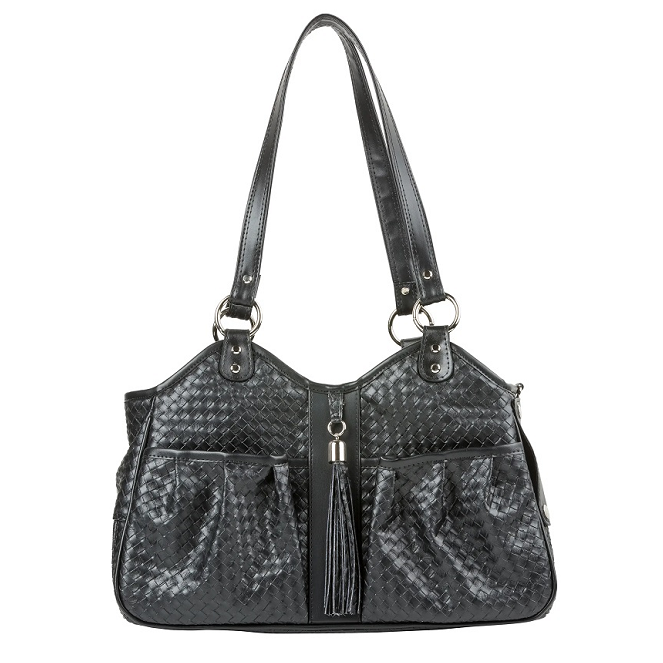 Black Large Chic Pet Carrier