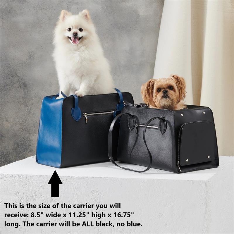 Black Luxury Pet Carrier