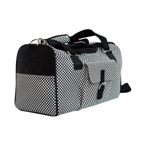 Checker Duffle Pet Carrier