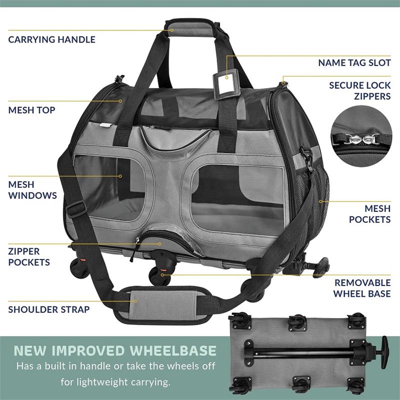 Rolling Carrier - Black/Gray