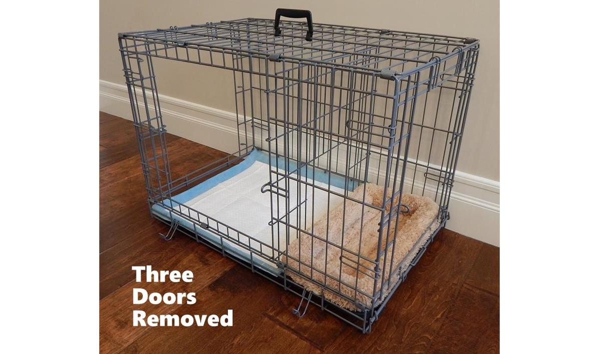 Potty training puppy apartment crate hotsell